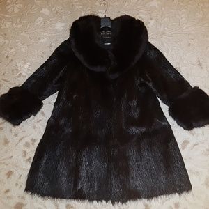 Two genuine for coats (Polar fox, European beaver)